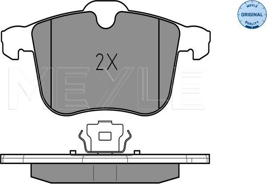 Meyle 025 234 0419 - Bremžu uzliku kompl., Disku bremzes www.autospares.lv