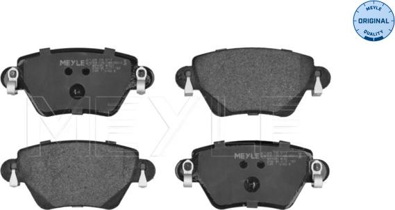 Meyle 025 235 5717 - Brake Pad Set, disc brake www.autospares.lv