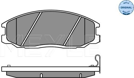 Meyle 025 235 6916/W - Bremžu uzliku kompl., Disku bremzes www.autospares.lv