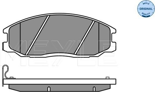 Meyle 025 235 6916/W - Bremžu uzliku kompl., Disku bremzes www.autospares.lv