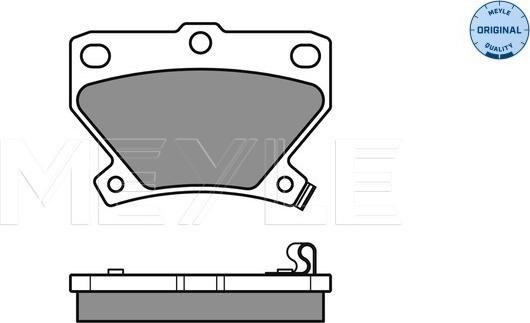 Meyle 025 235 2114/W - Bremžu uzliku kompl., Disku bremzes www.autospares.lv