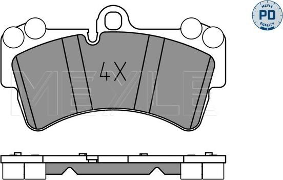 Meyle 025 236 9317/PD - Bremžu uzliku kompl., Disku bremzes www.autospares.lv