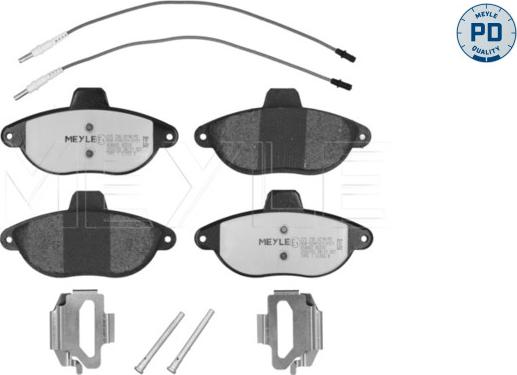 Meyle 025 230 4218/PD - Brake Pad Set, disc brake www.autospares.lv