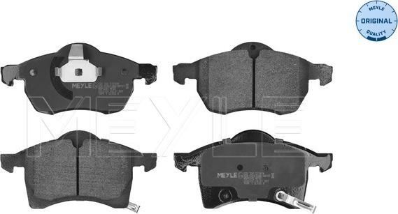 Meyle 025 230 5719/W - Brake Pad Set, disc brake www.autospares.lv