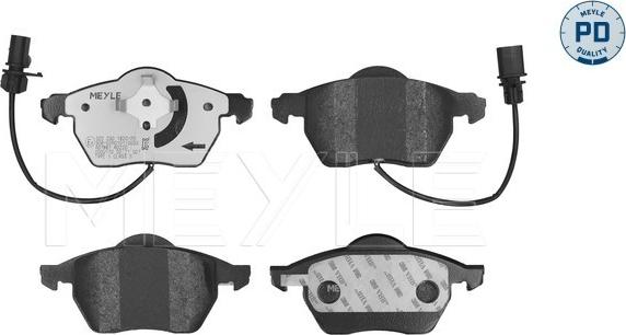 Meyle 025 230 1820/PD - Brake Pad Set, disc brake www.autospares.lv