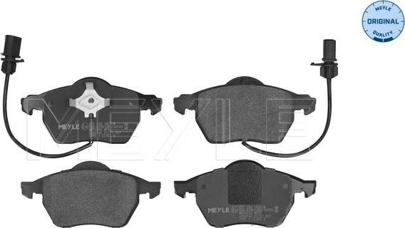 Meyle 025 230 1820/W - Brake Pad Set, disc brake www.autospares.lv