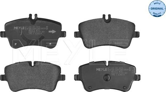 Meyle 025 231 4419 - Bremžu uzliku kompl., Disku bremzes www.autospares.lv