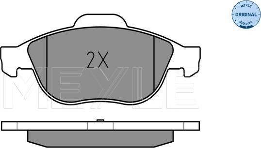 Meyle 025 231 4119/W - Bremžu uzliku kompl., Disku bremzes autospares.lv