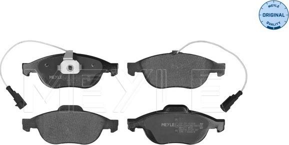 Meyle 025 231 4119/W - Brake Pad Set, disc brake www.autospares.lv