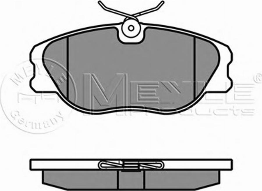 Meyle 0252316819W - Brake Pad Set, disc brake www.autospares.lv