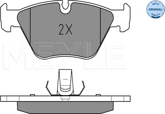 Meyle 025 231 8320 - Bremžu uzliku kompl., Disku bremzes www.autospares.lv