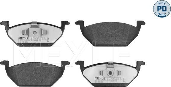 Meyle 025 231 3019/PD - Brake Pad Set, disc brake www.autospares.lv