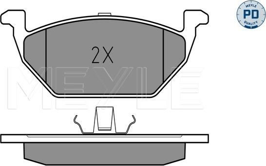 Meyle 025 231 3019/PD - Bremžu uzliku kompl., Disku bremzes www.autospares.lv