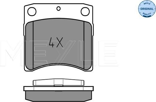 Meyle 025 231 7618/W - Bremžu uzliku kompl., Disku bremzes autospares.lv