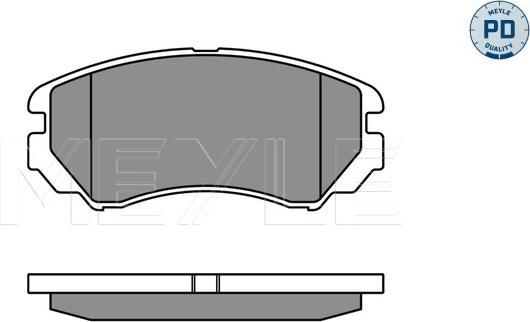 Meyle 025 238 9116/PD - Bremžu uzliku kompl., Disku bremzes www.autospares.lv