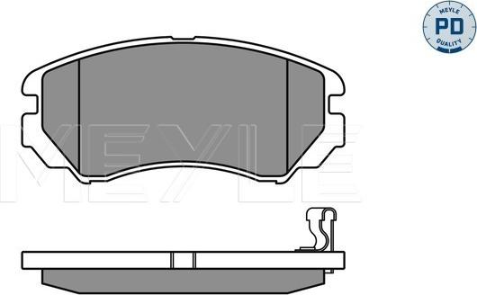 Meyle 025 238 9116/PD - Bremžu uzliku kompl., Disku bremzes www.autospares.lv