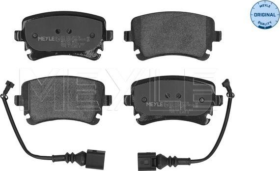 Meyle 025 233 2617/W - Brake Pad Set, disc brake www.autospares.lv