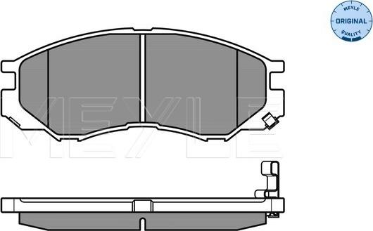 Meyle 025 232 9015/W - Bremžu uzliku kompl., Disku bremzes www.autospares.lv