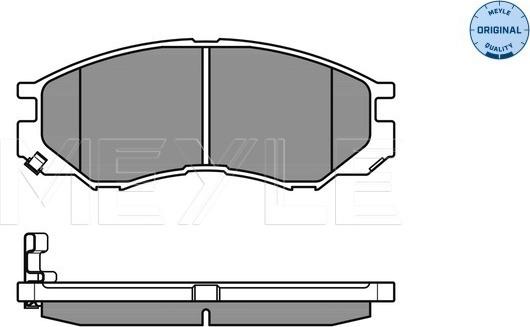 Meyle 025 232 9015/W - Bremžu uzliku kompl., Disku bremzes www.autospares.lv