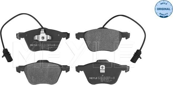 Meyle 025 232 6920/W - Brake Pad Set, disc brake www.autospares.lv