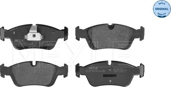 Meyle 025 232 8717 - Brake Pad Set, disc brake www.autospares.lv