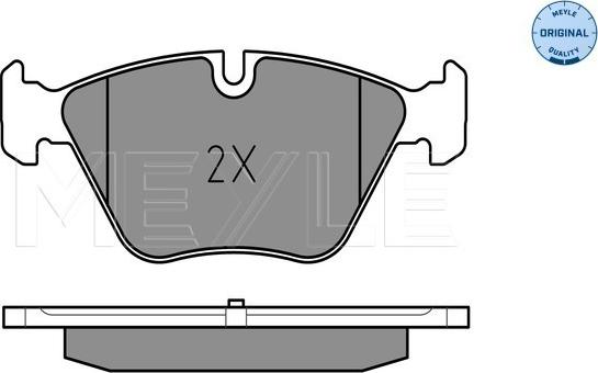 Meyle 025 237 9420 - Тормозные колодки, дисковые, комплект www.autospares.lv