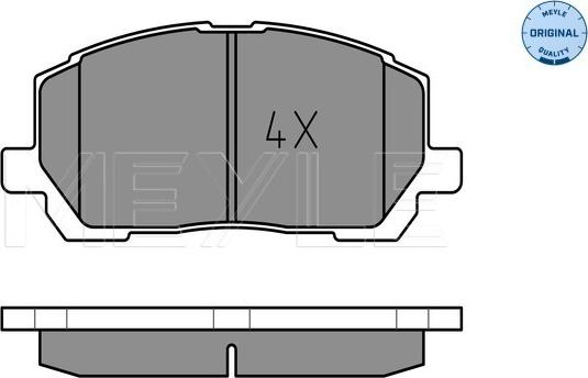 Meyle 025 237 0317/W - Bremžu uzliku kompl., Disku bremzes www.autospares.lv