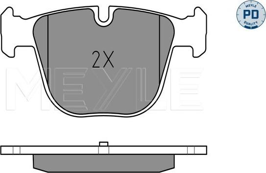 Meyle 025 237 3017/PD - Bremžu uzliku kompl., Disku bremzes www.autospares.lv