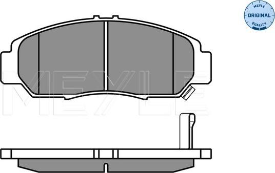 Meyle 025 237 2916/W - Brake Pad Set, disc brake www.autospares.lv