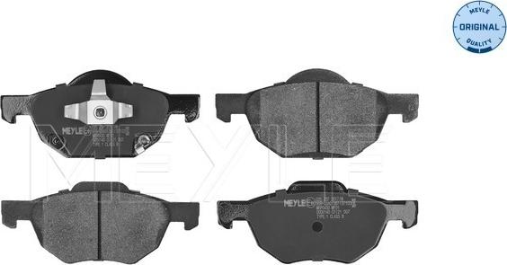 Meyle 025 237 2017/W - Brake Pad Set, disc brake www.autospares.lv