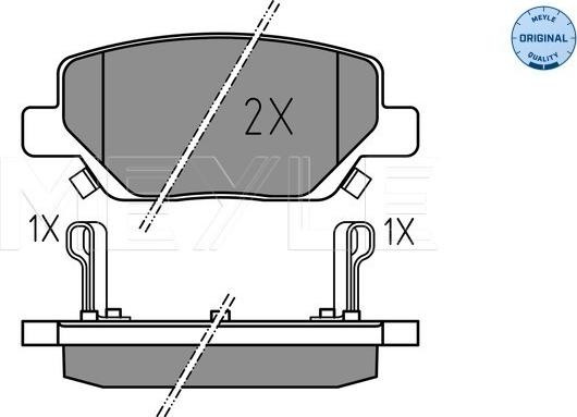 Meyle 025 224 4918 - Bremžu uzliku kompl., Disku bremzes www.autospares.lv