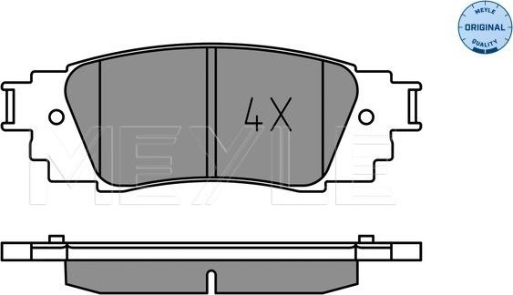 Meyle 025 224 3415 - Bremžu uzliku kompl., Disku bremzes www.autospares.lv