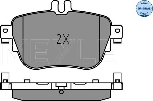 Meyle 025 224 3716 - Bremžu uzliku kompl., Disku bremzes www.autospares.lv