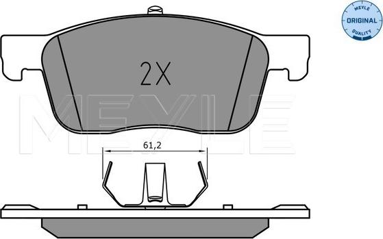 Meyle 025 225 9417 - Bremžu uzliku kompl., Disku bremzes www.autospares.lv