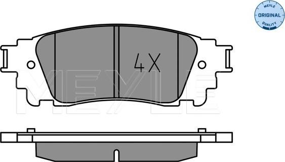 Meyle 025 221 5315 - Bremžu uzliku kompl., Disku bremzes www.autospares.lv