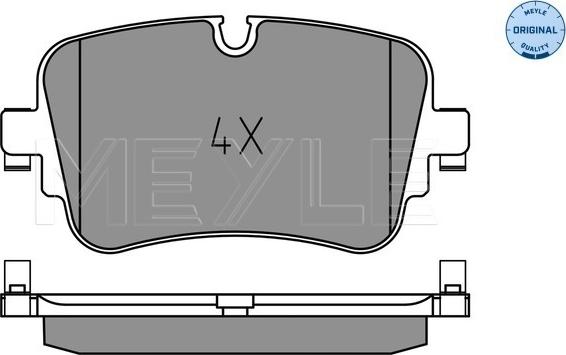 Meyle 025 223 0717 - Bremžu uzliku kompl., Disku bremzes www.autospares.lv