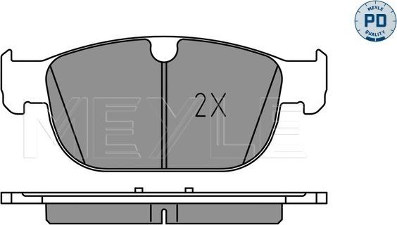 Meyle 025 223 1719/PD - Bremžu uzliku kompl., Disku bremzes www.autospares.lv