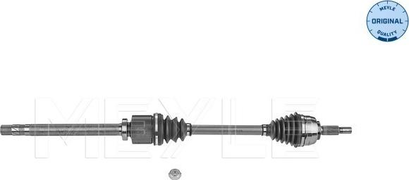 Meyle 16-14 498 0063 - Piedziņas vārpsta www.autospares.lv