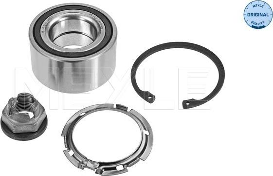 Meyle 16-14 650 0007 - Подшипник ступицы колеса, комплект www.autospares.lv