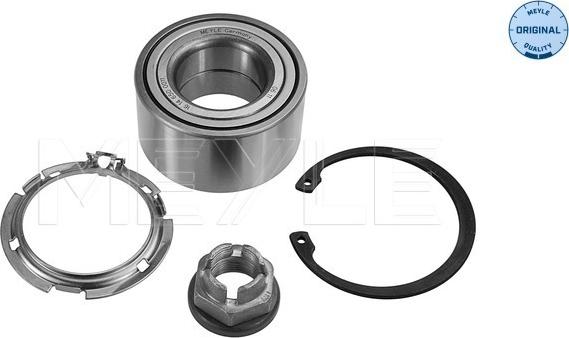 Meyle 16-14 650 0011 - Подшипник ступицы колеса, комплект www.autospares.lv