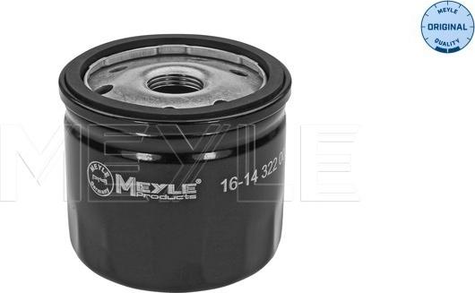 Meyle 16-14 322 0005 - Oil Filter www.autospares.lv