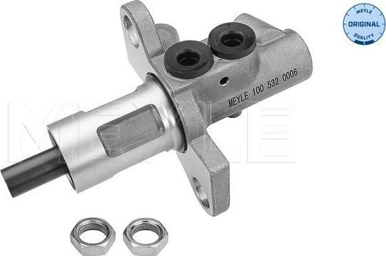 Meyle 100 532 0006 - Главный тормозной цилиндр www.autospares.lv