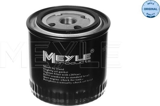 Meyle 100 115 0002 - Oil Filter www.autospares.lv