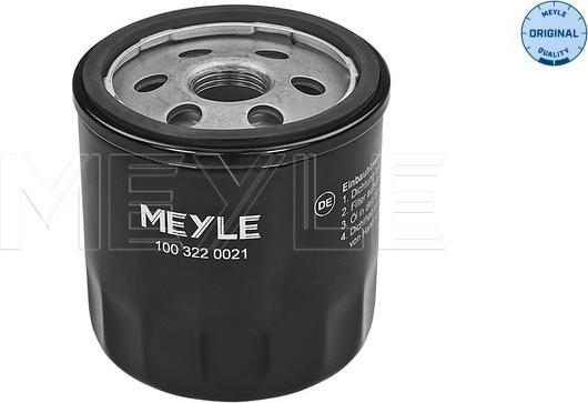 Meyle 100 322 0021 - Масляный фильтр www.autospares.lv