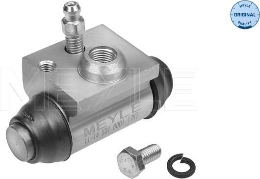 Meyle 11-14 531 0001 - Riteņa bremžu cilindrs www.autospares.lv