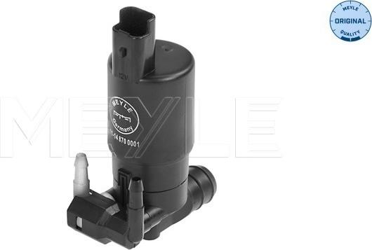 Meyle 11-14 870 0001 - Water Pump, window cleaning www.autospares.lv