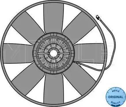 Meyle 12-14 234 0018 - Ventilators, Motora dzesēšanas sistēma www.autospares.lv