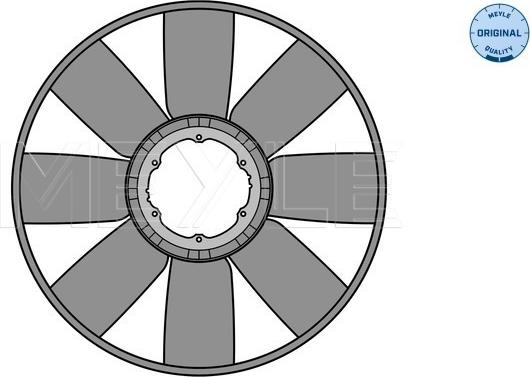 Meyle 12-34 232 0005 - Ventilatora darba rats, Motora dzesēšanas sistēma www.autospares.lv