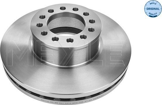 Meyle 12-35 521 0012 - Brake Disc www.autospares.lv