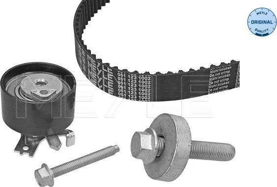 Meyle 36-51 049 0013 - Комплект зубчатого ремня ГРМ www.autospares.lv